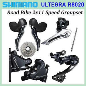 Shimano ULTEGRA R8000 R8020 2x11 Speed Groupset R8070 Hydraulic Disc Brakes Set