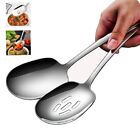 X-Large Serving Spoons Stainless Steel Slotted Spoon and Serving Spoon Set, 18/8