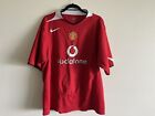 Vintage 2004-06 Manchester United Home Football Shirt Kit Soccer Jersey Size 2XL