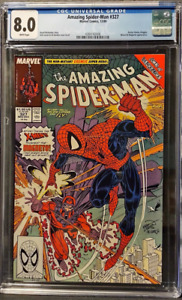 Amazing Spider-Man 327 CGC 8.0  White Pages