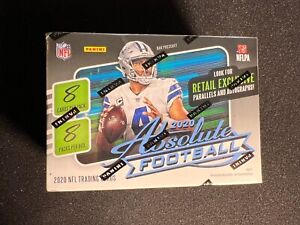 2020 Panini Absolute NFL Blaster Box (Factory Sealed) with 1 Auto or Memo on avg