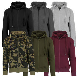 Men’s Fleece-Lined Full-Zip Sweater Hoodie Winter (S-2XL) Free Shipping