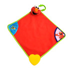 Sesame Street Munchkin Elmo Security Blanket Toddlers Red Primary Colors Clip-On