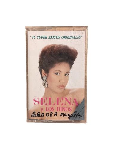 Selena y Los Dinos 16 Super Exitos Originales Cassette Tape 1990 Capitol TESTED