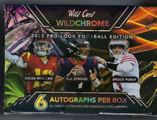 2023 Wildchrome Pro-Look Football Hobby Box 6 Autos