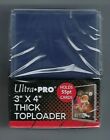 100 Ultra Pro 3x4 55 pt Thick Toploader Sports Cards Holder