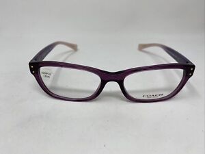 COACH HC 6082 5351 CRYSTAL PLUM PURPLE FADE 53/17/135 Eyeglasses Frame KS51