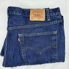 Vintage Levi’s 505 Jeans Mens 44x30 DK Blue Straight Leg Regular USA Made Rare