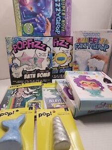 kids craft lot Of (12) Popfizz, Sew Cute, Make Your Own, Pop! , Childrens Games
