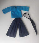 1/12 Riman Blue Samurai outfit Clothes Model for 6