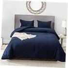 New Listing Navy Blue Comforter Set Men Boys Dark Blue Bedding Comforter Sets Full 1-navy
