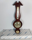 Fischer 6690 Mahogany Thermometer Hygrometer Barometer Made In Germany 15