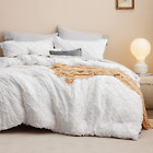 Boho Comforter Set Full - White Tufted Shaby Chic Bedding Comforter Set for All