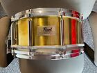 Pearl Free Floating brass snare drum 6 1/2