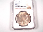 1921 P High Relief Peace Silver Dollar NGC MS 62
