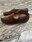 Vintage Bruno Magli Brown Dress Shoes Size 11 W Made In Italy