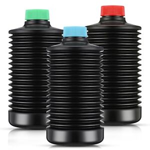 3Pcs eTone 1L Collapsible Storage Bottles For Darkroom Chemical Film Developing