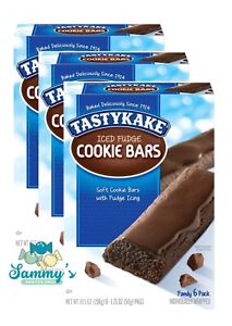 Tastykake Iced Fudge Cookie Bars 3 Boxes