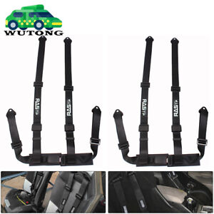 4-Point Racing Harness Quick Release Safety Seat Belts 2