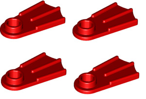 LEGO Minifigures Accessories 4 Red Float Fin Pinball Machine 2599a 4278006 6107179