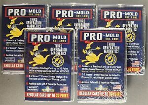 5x Pro Mold MH30SAB 3rd Gen w/ Sleeve 30pt Magnetic Card Holder One Touch