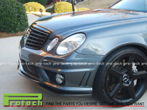 GH STYLE FRONT CARBON LIP FIT MERCEDES W211 E63 AMG 2007-2008 ONLY