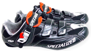 New ListingSpecialized Bicycle Shoes Pro Rd Black Gray Red Carbon Fiber  US 12 Used Ones