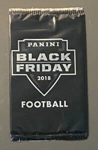 2018 Panini Black Friday Football Unopened Pack