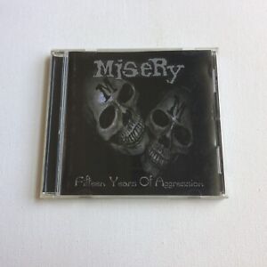 Misery Fifteen Years Of Aggression CD RARE Hardcore Nu Metal '08 (SOUND CLIP)