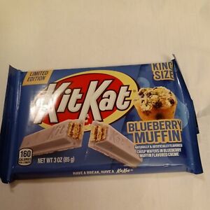 NESTLE KIT-KAT LIMITED BLUEBERRY MUFFIN KING  SIZE 3Oz Rare! Unreleased!
