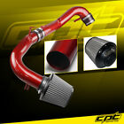 For 07-10 Scion tC 2.4L Red Cold Air Intake + Black Filter Cover