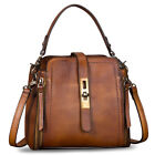Genuine Leather Vintage Women Shoulder Bag Crossbody Bag Satchel Handbags Purses