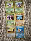 Vintage Pokemon Card Lot of 6 Japanese Gym Series Commons Light Play