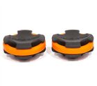 Limbsaver Crossbow Broadband Solid Limb Vibration Dampeners Orange Bands 2-Pack