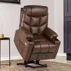 Elderly Electric Power Lift Recliner Chair Vibration Massage and Heated Sofa