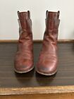 FRYE WOMEN'S PAIGE SHORT (REDWOOD BROWN) LEATHER RIDING BOOTS SIZE 8.5