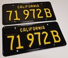 1963 Vintage ORIGINALS California TRUCK License Plates 1964 1965 1969 1968 1967