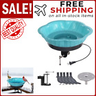 Heated Bird Bath for Outdoors for Winter 85W Large Capacity Blue