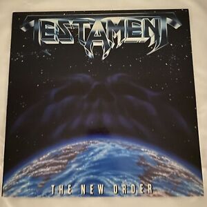 TESTAMENT The New Order PROMO Vinyl Record Thrash Metal 1988 MEGAFORCE 81849-1