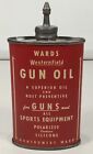 Vintage Montgomery Wards Western Field 3 Ounce Lead Top Oiler Can Gun Oil EXC!