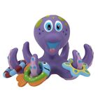 Nuby Floating Octopus Toy 3 Hoopla Rings Baby Bath Toy 18+ Months Pack of 1