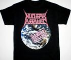 Rare NUCLEAR ASSAULT HANDLE WITH CARE Black T-shirt All Size Unisex Cotton