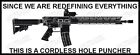 AR-15 Gun Rifle Redefining - Cordless Hole Puncher Decal (3