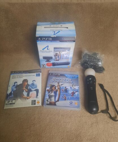 PlayStation Move Bundle (PS3) - NEW Camera - Sports Champions TESTED