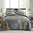King Size Comforter Set- 100% Cotton Quilt King Size Set, Green, Sage Bedspreads
