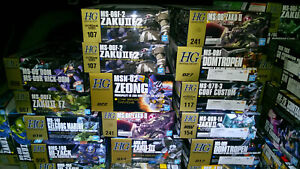Mobile Suit Gundam Model Kits -- Pick from Several Different Types