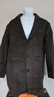 Men's Vintage Brown Herringbone Tweed Overcoat Large Coofandy - Brand New