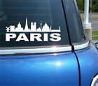 PARIS FRANCE CITY SKYLINE CITYSCAPE CAR WALL DECAL BUMPER STICKER