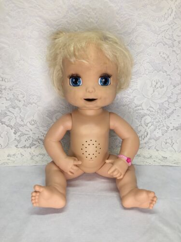 Baby Alive 2006 Hasbro Eating Drinking Wetting Talking Baby Girl Doll NOT Tested