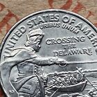 2021P Washington Quarter Crossing The Delaware *Crown Die Chip Error* 3 Coins